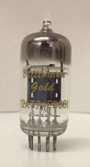 Photo of Billington Gold ECC81/12AT7 Electron Tube / Double Triode